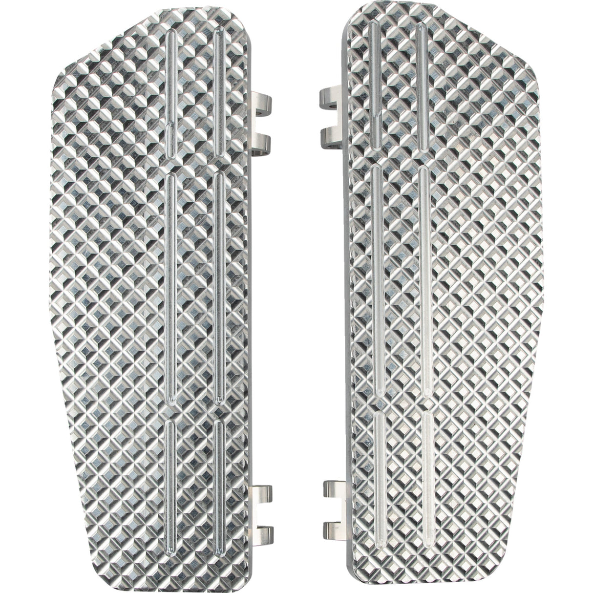 LA Choppers County Line Floorboards Raw - LA-P101-00 For Harley Motorcycles 1965-2022