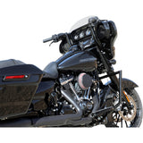 LA Choppers Twin Peaks Engine Guard Black - LA-7100-00B For Harley Touring 2009-2022