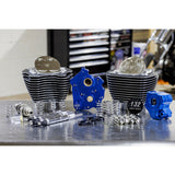 S&S CYCLE 0904-0103 310-1235 132" Power Package Engine Performance Kit chain drive - water cooled - highlighted fins - m8