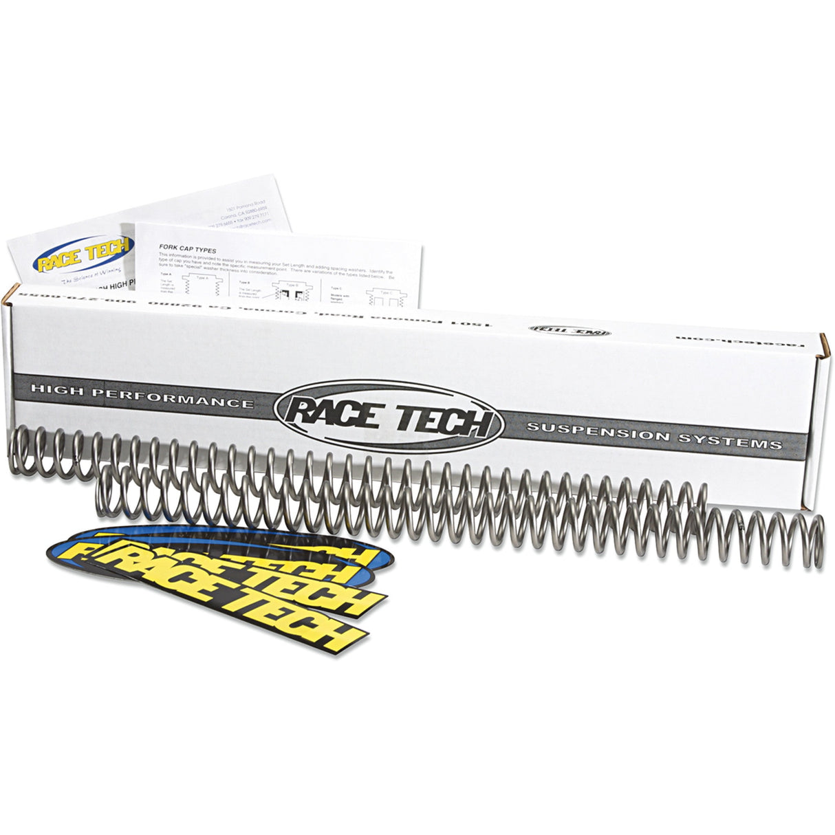 Race Tech Fork Springs — 56.00 Lb In 1.00 Kg Mm - FRSP S4031100 For Honda Motorcycles 1992-2008 | BMW Megamoto / Nine 2014-2016