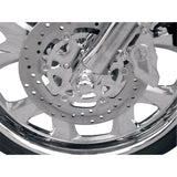 COVINGTONS 0214-0240 C0010-C Axle Cover - Axle Covers - Front - Dimpled - Chrome - Pair - '08-'23