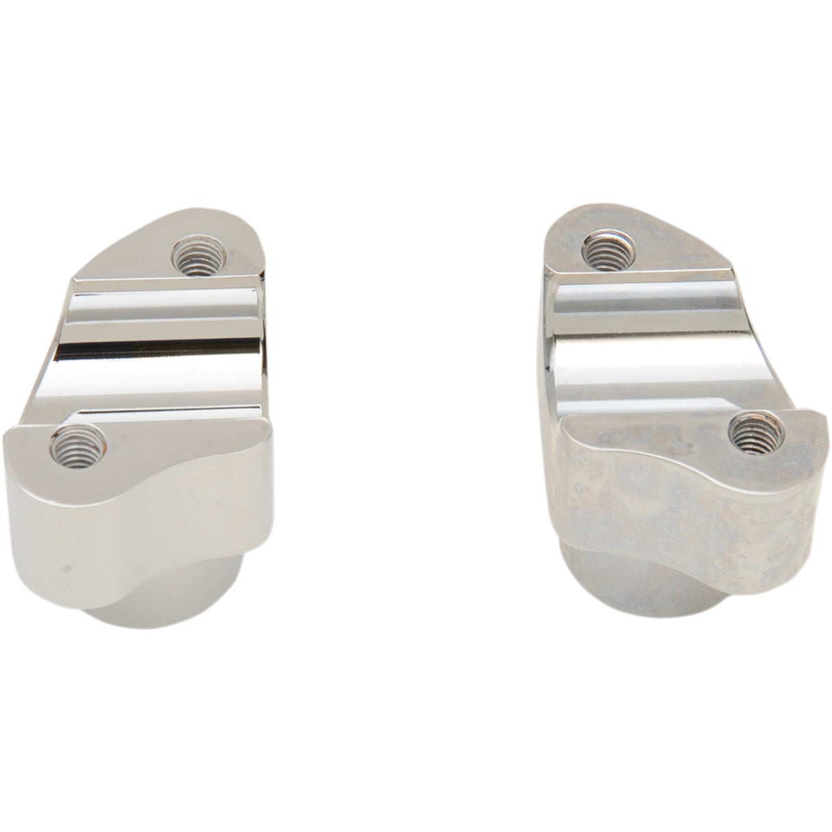 DRAG SPECIALTIES Buffalo Billet Aluminum Handlebar Riser Risers - Chrome