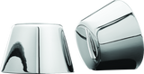 Kuryakyn Front Axle Nut Caps Chrome - 1201 For Harley 1980-2007