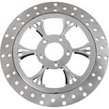 RC Components Floating Brake Rotor Front Left Majestic 320 Mm Chrome - ZSSCOG320A-102C-LF2K For Harley Touring 2024-2026
