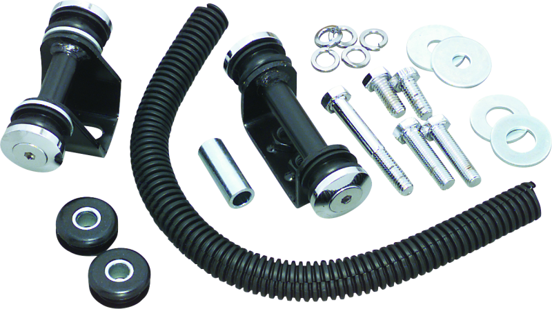 Biker's Choice Bikers Choice Flatside Gas Tank Mounting Kit - 489715 For Harley Softail 1984-1999