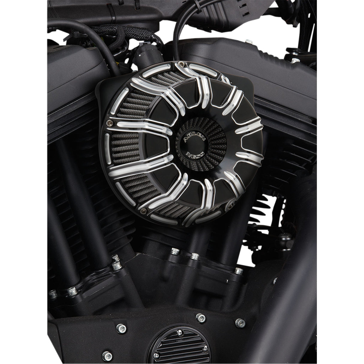 ARLEN NESS 1010-1507 18-945 Inverted Series Air Cleaner Kit — 10 Gauge - Black