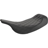 Saddlemen Renegade™ Lattice Stitch Solo Seat Lattice Stitched Black - 897-07-002LS For Harley Touring 1997-2007