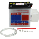 Parts Unlimited Conventional Battery Kit 12N14-3A For Yamaha Motorcycles 1973-1983 | Triumph Motorcycles 1990-2004