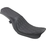 DRAG SPECIALTIES 0803-0541 Predator 2-Up Seat double diamond - black - fx/fl '06-'17