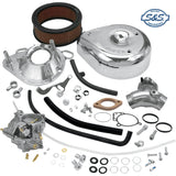 S&S Cycle Super G Carburetor Kit Twin Cam - 11-0451 For Harley Motorcycles 1999-2006