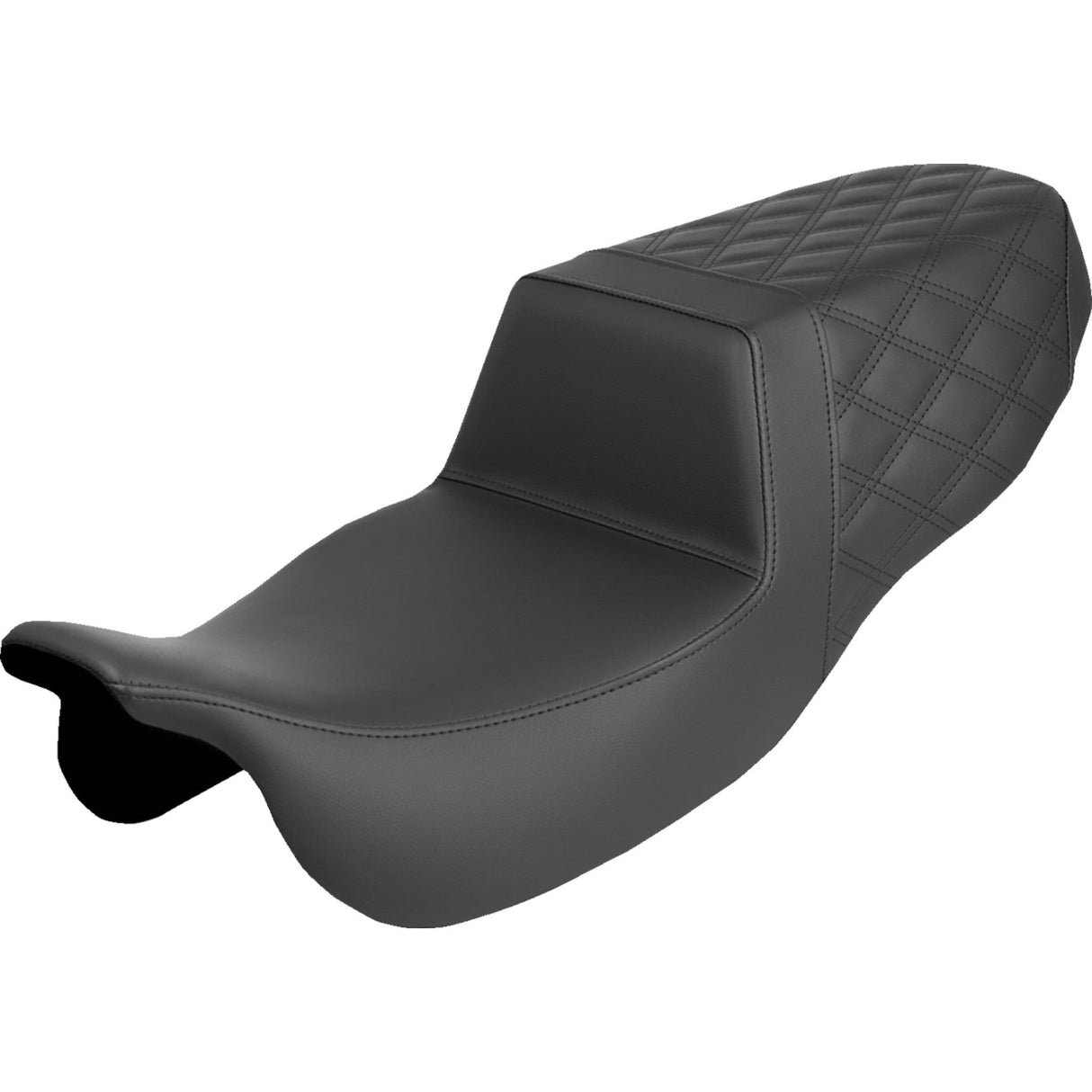 Saddlemen Step-Up Seat Rear Lattice Stitch - 815-07-173 For Harley Touring 2015-2025