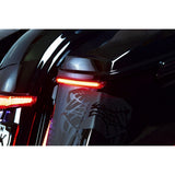 Ciro Bag Blades® Accent Lights Amber Turn Signals Smoke Lens - 40068 For Harley Touring 2014-2024