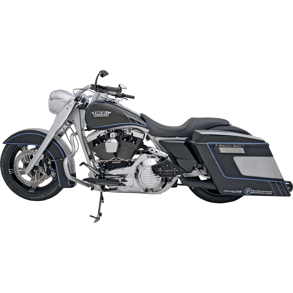 Performance Machine Brake Caliper Kit - 0051-2917-BM For Harley Motorcycles 2000-2014