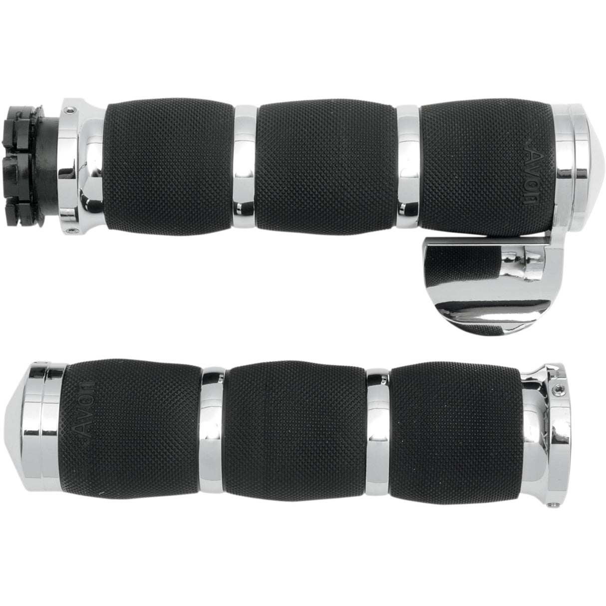 Avon Air Cushion Grips - MT-AIR-90-CH-B For Victory Motorcycles 1984-2018 | Yamaha Motorcycles 1996-2025 | Kawasaki Motorcycles 1987-2025