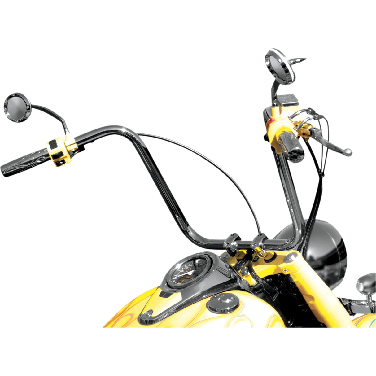 Baron 1-1/4" Kong Bar Handlebar 16" Chrome - BA-7300-06 Suzuki Motorcycles 1990-2020