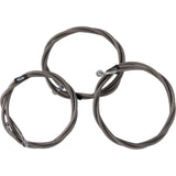 LA Choppers Brake Line Kit Chrome - LA-8059B13 For Harley Touring 2023-2026