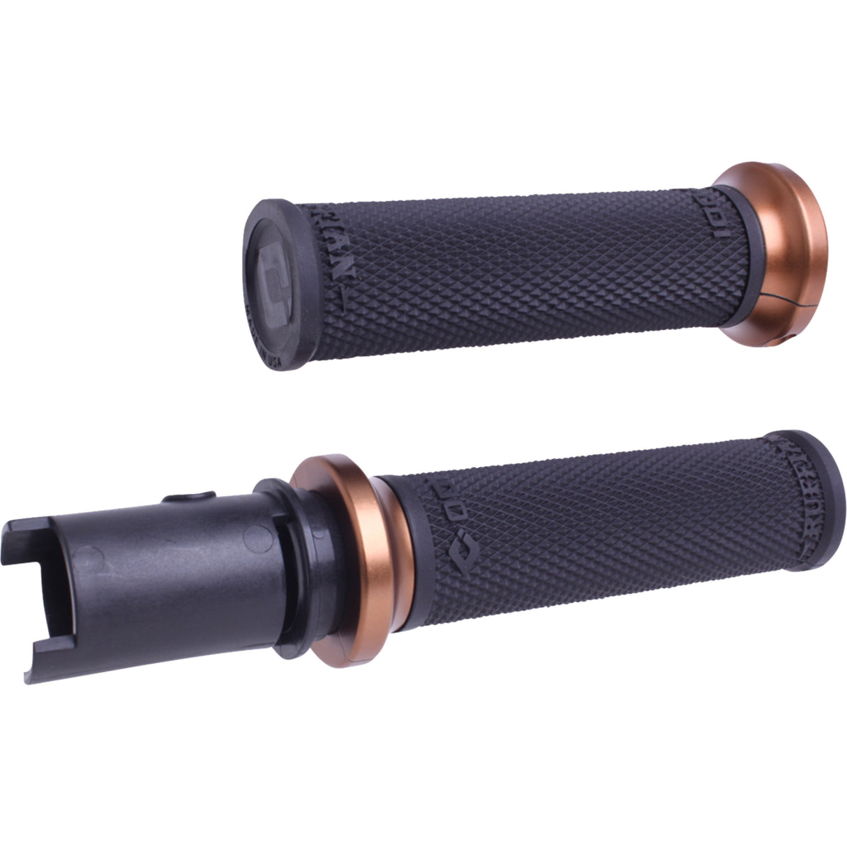 ODI Ruffian Lock-On Street Grips CVO Black Bronze - V30HTCB-Z For Harley Touring 2023-2024