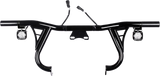 Santoro Fabworx Lightbar Crashbar Black ` NON CVO - SF80024 For Harley Touring 2017-2023