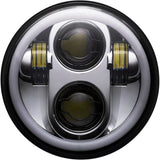 Custom Dynamics 5-3/4" LED Halo Headlamp Chrome - CD-575-H-C For Harley 1957-2022