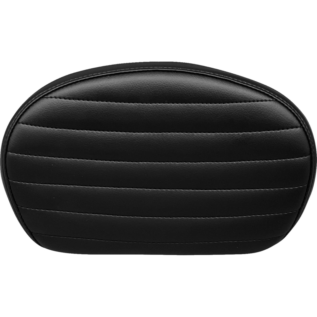 LePera Sissy Bar Pad Medium Pleated Dull Black - L-SBP02PT-DULL For Harley Motorcycles 2008-2023