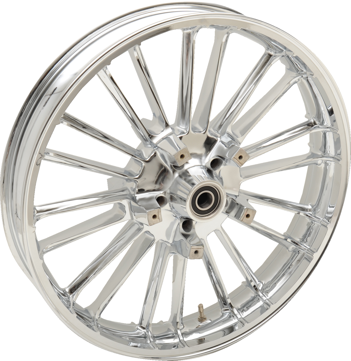 Wheel - Atlantic 3D - Front - Dual Disc/without ABS - Chrome - 21x3.5 - '08+ FL - 0201-2222