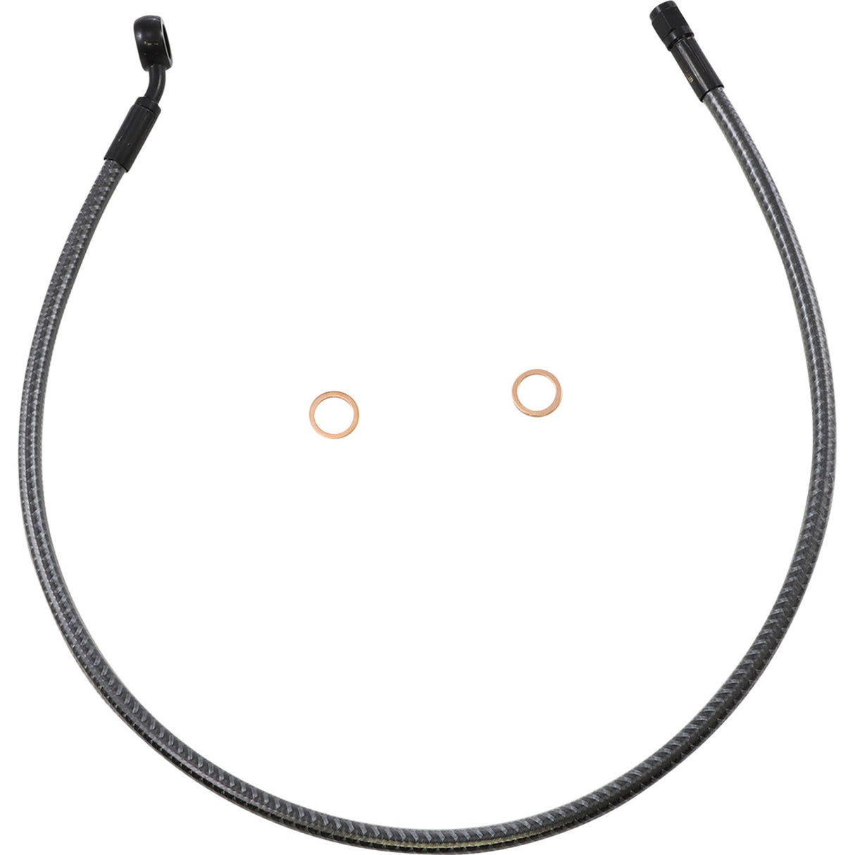 MAGNUM SHIELDING 1741-6321 AS778128 KARBONFIBR Designer Series ABS-Specific Front Upper Brake Kit - Brake Line - Front - 12 mm - 35° - 28" - KARBONFIBR