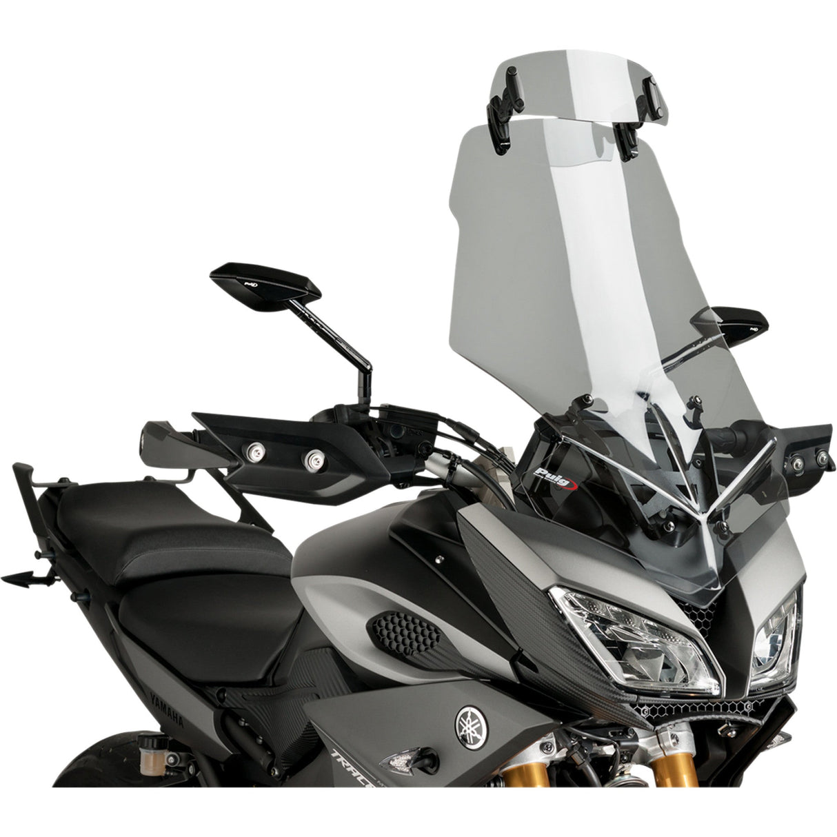 PUIG HI-TECH PARTS 2302-0145 6320H Multi-Adjustable Visor Clip-On Adjustable Visor - Smoke - XL1000V