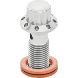 Arlen Ness Titanium 12-Point Banjo Bolt 3/8"-24 Polished - 300-824 For Harley Touring 2000-2007