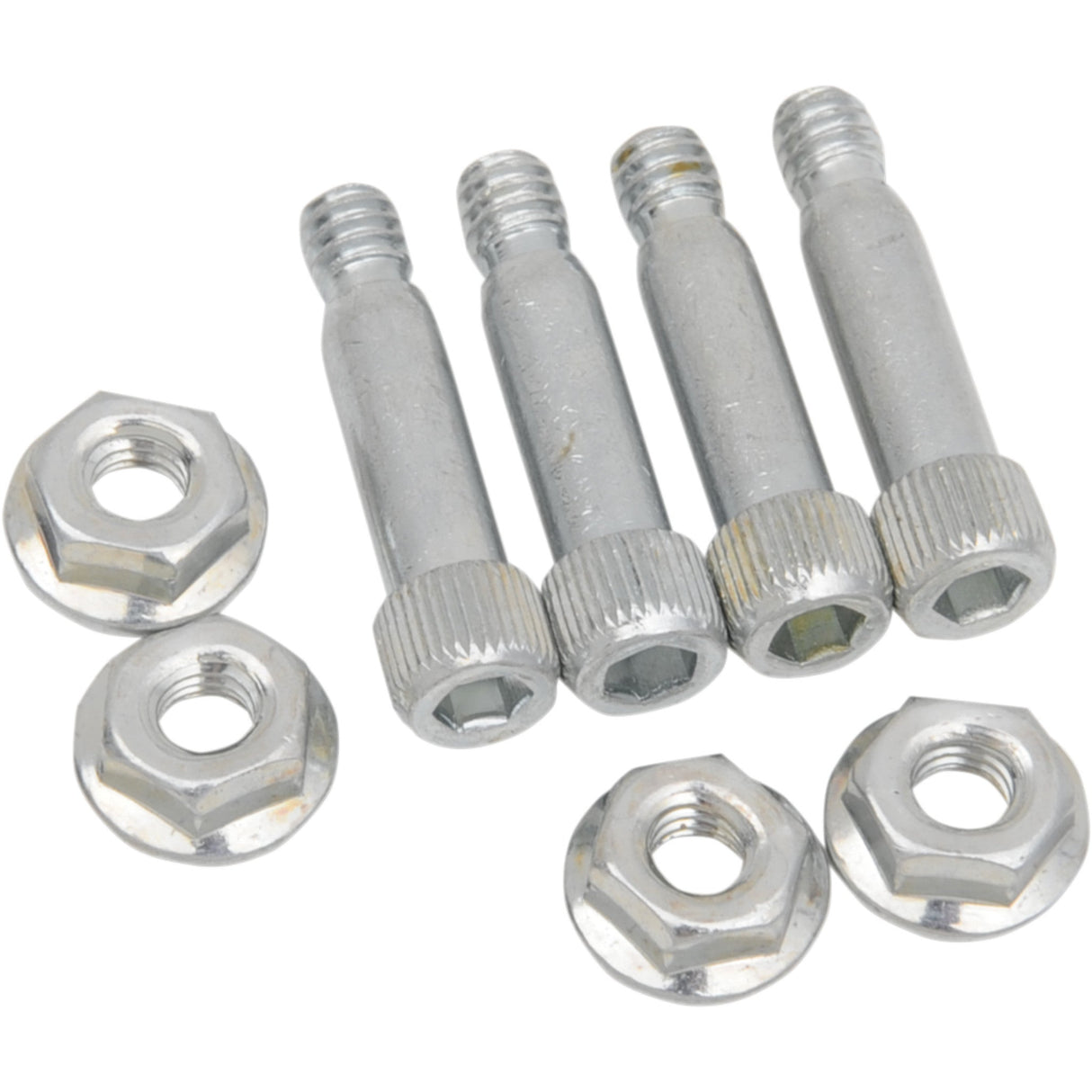 DRAG SPECIALTIES 2401-0850 Floorboard Mounting Kit Board Mount Screws with Nuts - Front