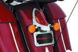 Kuryakyn 5699 L.e.d. Curved License Plate Frame Indian Chrome