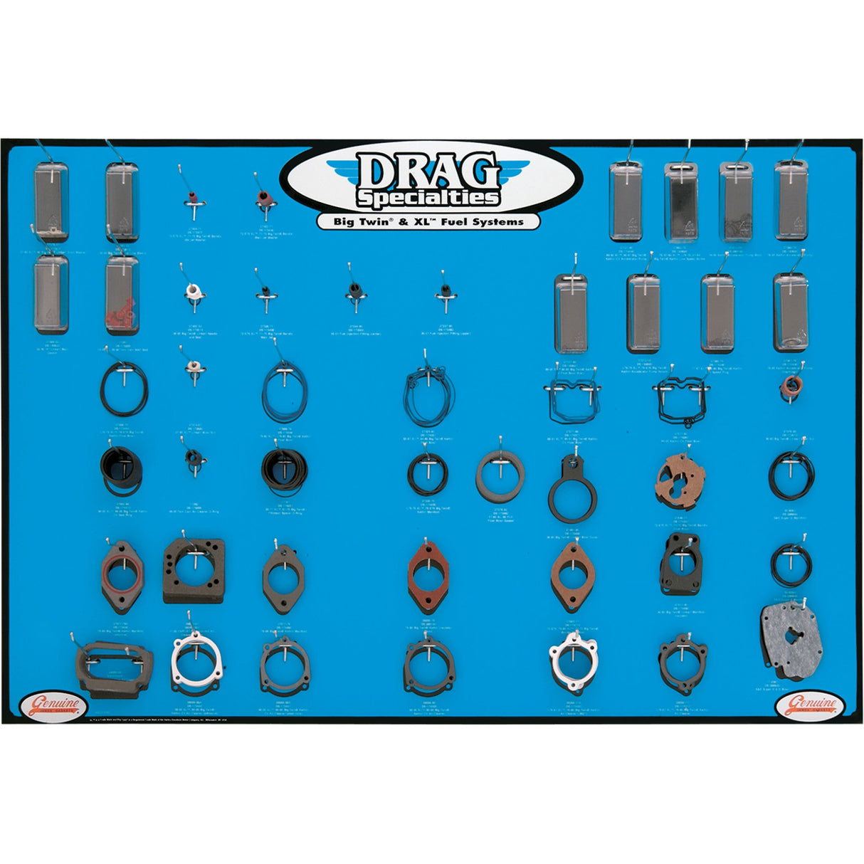 Drag Specialties Display Board - 9903-0082 For Harley Motorcycles 1936-2006