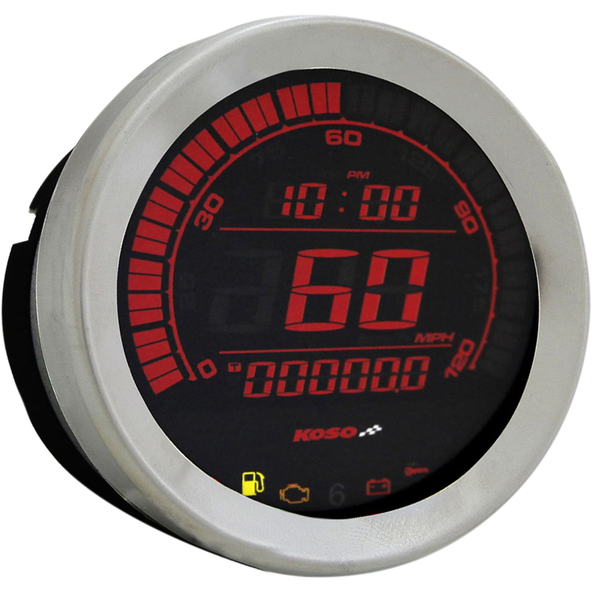 Koso North America Replacement Gauge Chrome - BA051000 For Harley Touring 2004-2013