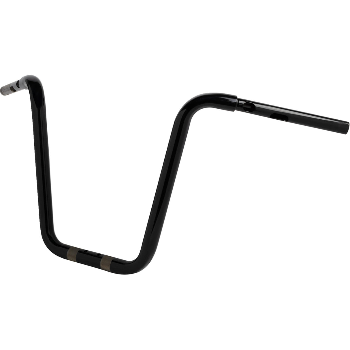 LA CHOPPERS 0601-6614 LA-7348-14B Twin Round Handlebar - 1-1/4" x 14" - Black