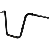 LA CHOPPERS 0601-6614 LA-7348-14B Twin Round Handlebar - 1-1/4" x 14" - Black