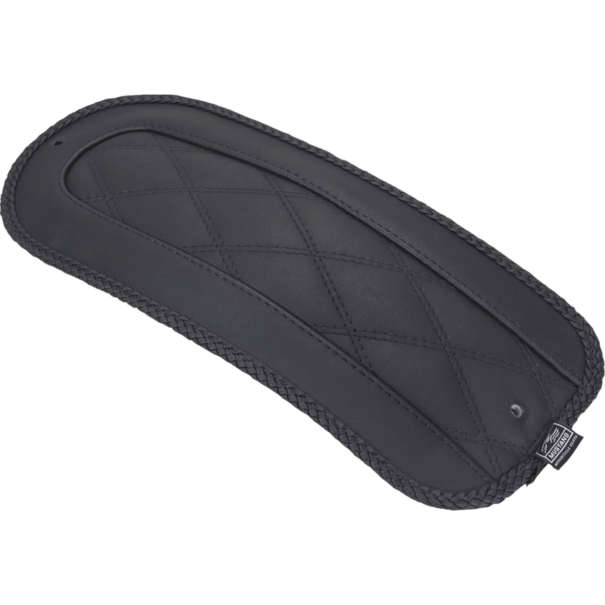 Mustang Fender Bib For Solo Seat — Double Diamond Black HD Sportster - 83102 For Harley Sportster 2022-2025