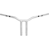LA Choppers One-Piece Kage Fighter Handlebar Pullback 12" X 1-1/4" Chrome - LA-7369-12 For Harley Touring 2023-2026