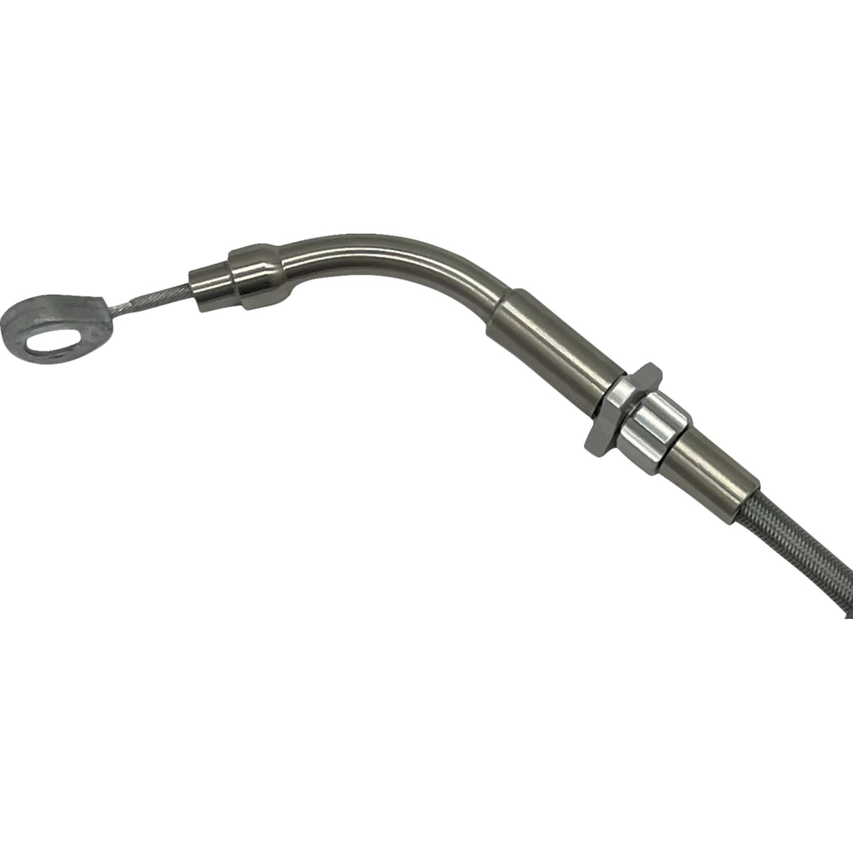 FAT BAGGERS INC. 0662-1240 118004 EZ Install Upper Clutch Cable - FLTR/FLHX '21-'23 - +4" - Braided