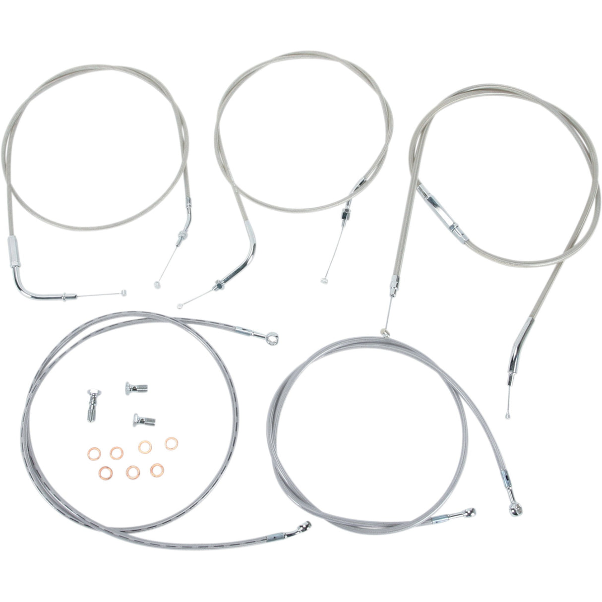 Baron Cable Kit - BA-8022KT-18 Yamaha XV1700A Road Star 2004-2007