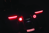 Kuryakyn Tracer L.e.d. Turn Signal Inserts Red Red Smoke Lens Rear - 2905 For Harley Dyna 2007-2021
