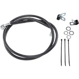 DRAG SPECIALTIES Brake Line Kit Front - Black