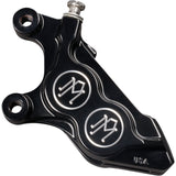 PERFORMANCE MACHINE (PM) 1701-0671 0052-2425-BM 4-Piston Caliper - Contrast Cut - Left Front