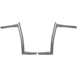 FAT Baggers INC. 1-1/4" EZ Install Pointed Top Handlebar 12" Chrome - 907012 For Harley Touring / Softail / Road King / Road Glide 1994-2023