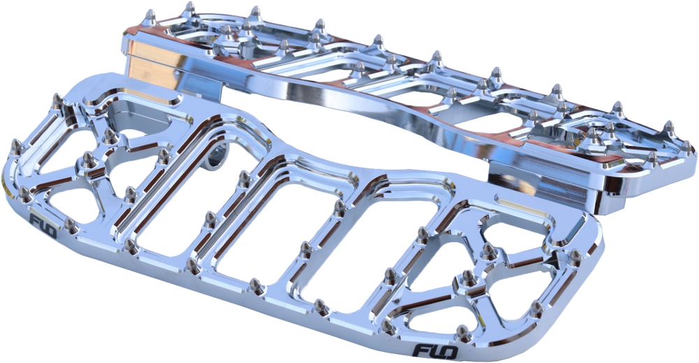 Flo Motorsports V5 Floorboards Chrome - FPEG-800V5CR For Harley Motorcycles 1984-2021