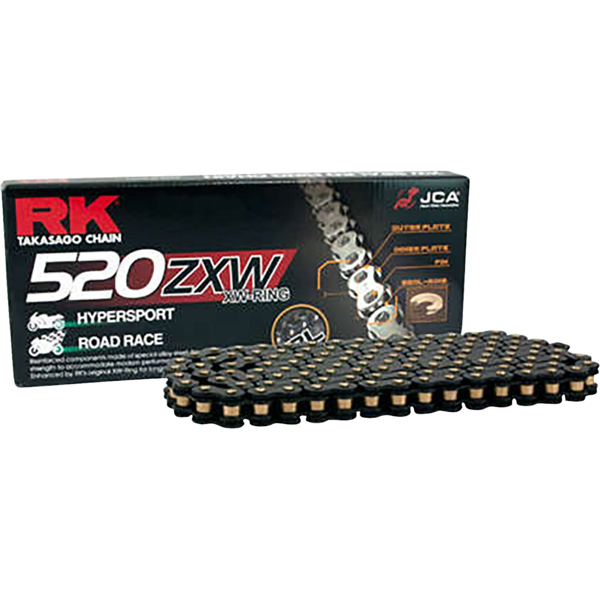 RK 1223-1914 BL520ZXW-150 520 ZXW Drive Chain 520 ZXW - Drive Chain - 150 Links - Black Scale