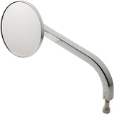 JOKER MACHINE 0640-1507 03-050-3L No. 7 Standard 3-1/4" Round Mirror - Side View - Round - Chrome - Left
