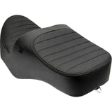 Slyfox Chariot Seat Black Classic Stitch Black Logo FLH FLT - 4729A For Harley Touring 2023-2026