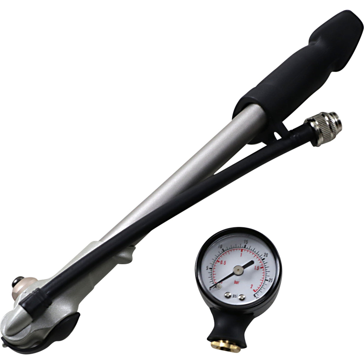 DRAG SPECIALTIES Hi-Pressure Shock Pump Air with Gauge