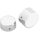 DRAG SPECIALTIES 0214-0449 Axle Caps chrome - rear