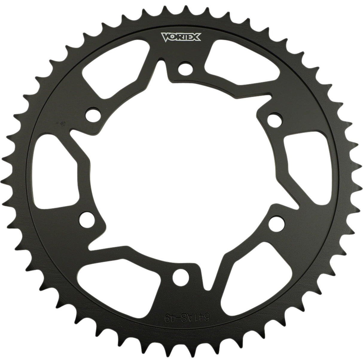 VORTEX 1210-1121 641AS-49 Steel Sprocket Steel Rear Sprocket - 49 Tooth - Yamaha