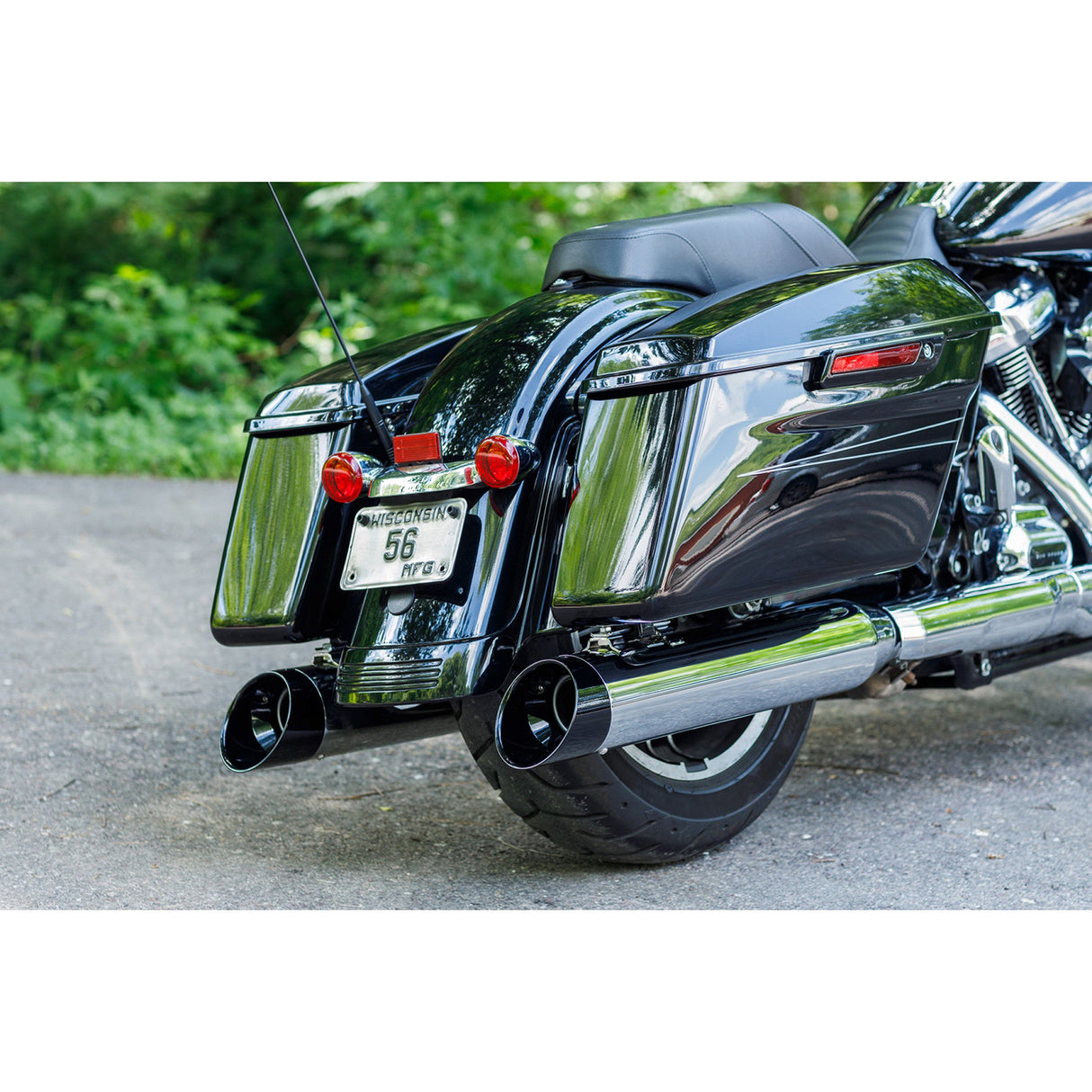 S&S Cycle 4-1/2" MK45 Cutlass Performance Mufflers - 550-1011 For Harley Touring 2017-2026